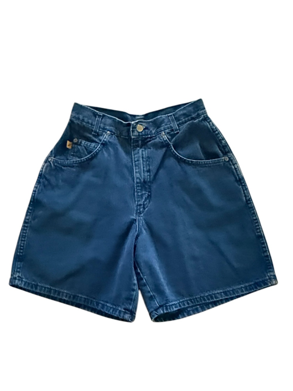 Vintage Chic 28 Mom Jean High Rise Blue Jean Denim Shorts Size 11